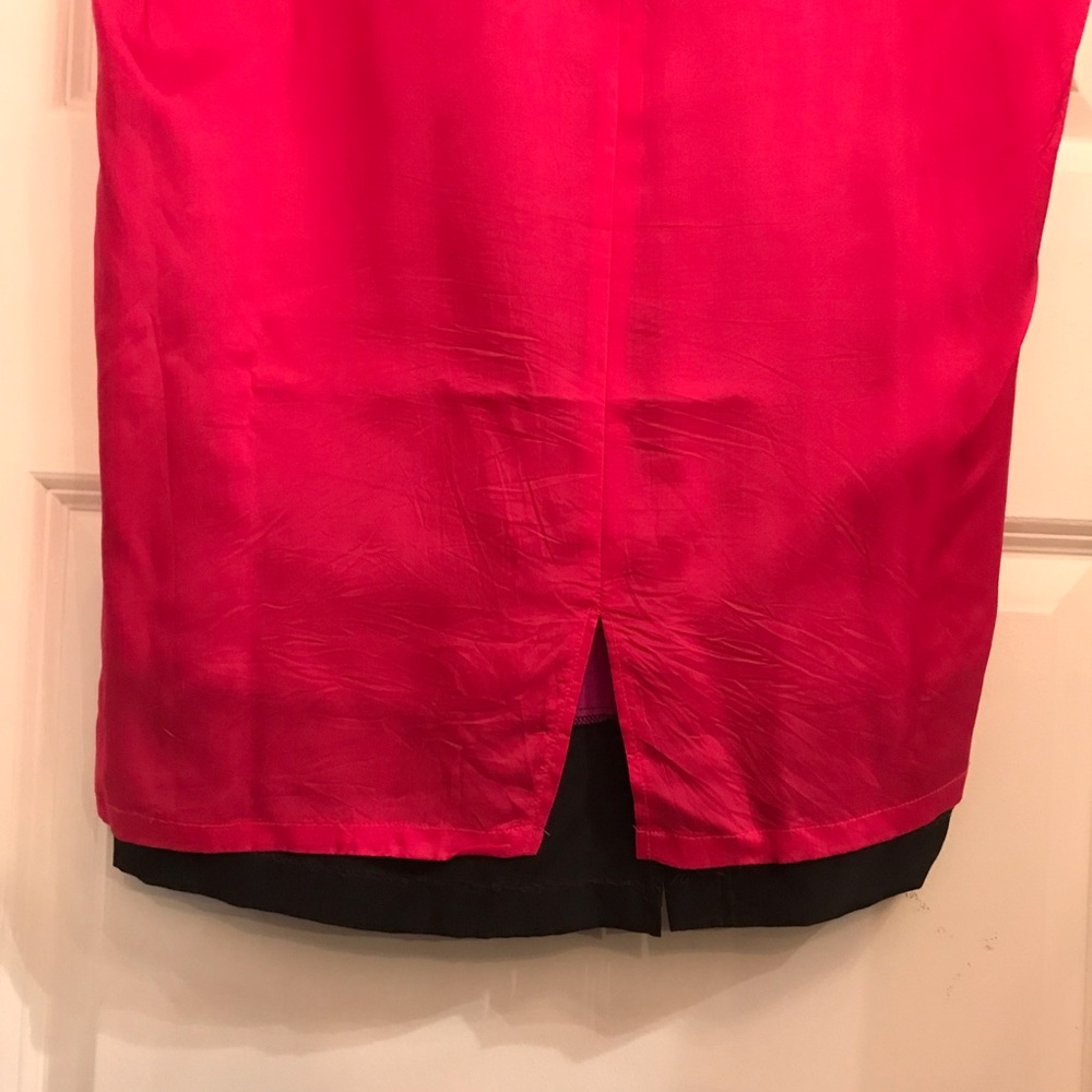Silk Colorblock Shift - Picture 6 of 6